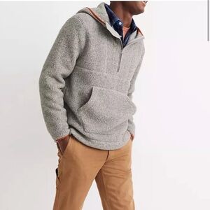 Madewell Polartec Fleece Hoodie Jacket S
